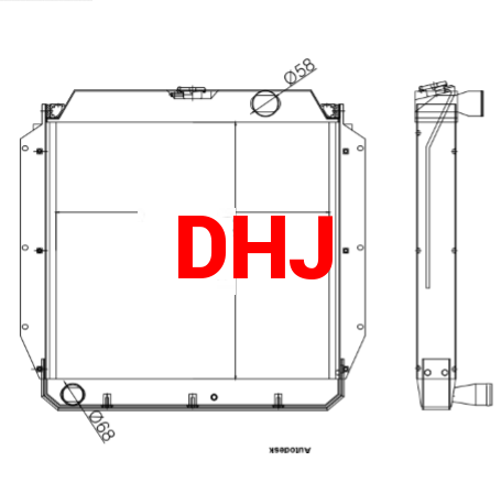 ZIL 133 Gya tractor radiator OEM:133Gya-1301010