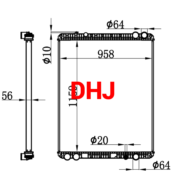 FREIGHTLINER 08 RADIATOR 0526621008/0527747002 0524937002 0526621022