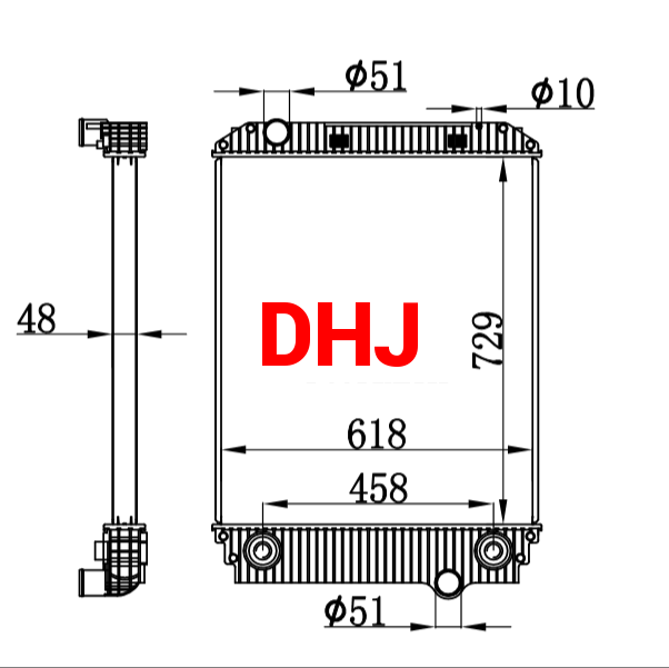 Freightliner Radiator 800010 800010AP 800010ST 8010 S8010 FRE10 613RA010 RA010 BTC7194 BT7194 7194 437194P 437194S SRK7194 239085 SC239085 TR9085 239306 SC239306 TR9306 SCSI239306 559306A FR1309B001B3 FR1309B002B3 DHTFR1309B001B3 DHTFR1309B002B3