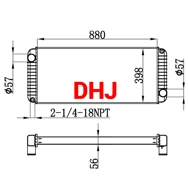 KENWORTH T300/PETERBILT RADIATOR 3E10673D,3S10673,70809512112,70809512121,70809512221,70809512222,3S9995,PB7705, KW7705, PET05,MOD3E9993D,3E9993D,MOD3S9993,3S9993,BT7335S,11C9695ST,FLX000317,437395P,7700-05ST,CTVTM80623