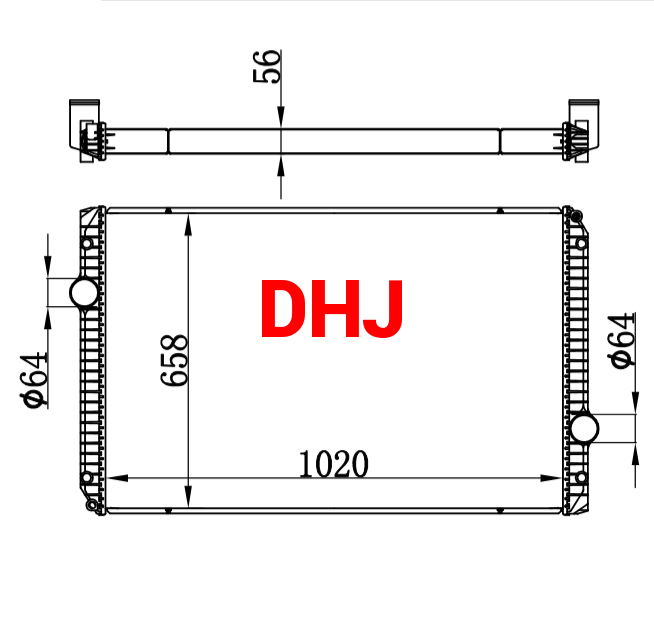 INTERNATIONAL 8000 RADIATOR 2591558C91 2591559C91 2601433C91 50341794601 2591558C91,2591560C91,259658