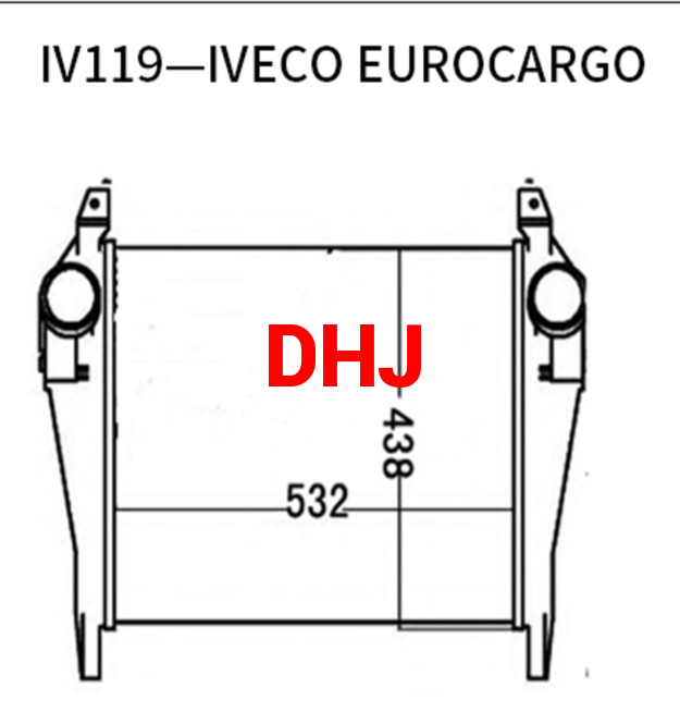 Iveco EUROCARGO intercooler 504028467