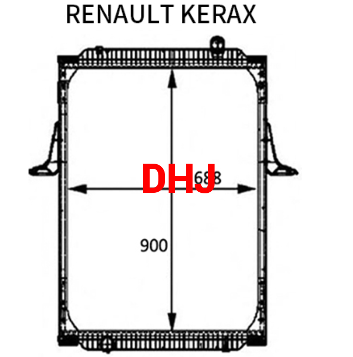 RENAULT Kerax TRUCKS RADIATOR 5001859137/5001864775 5001859150 5001859151 5010315736 63788A