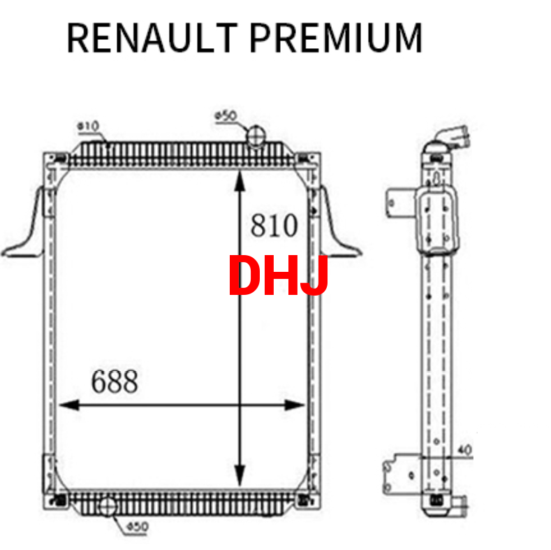 RENAULT Premium RADIATOR 5001839113/5010315738 5001859152 5001859154