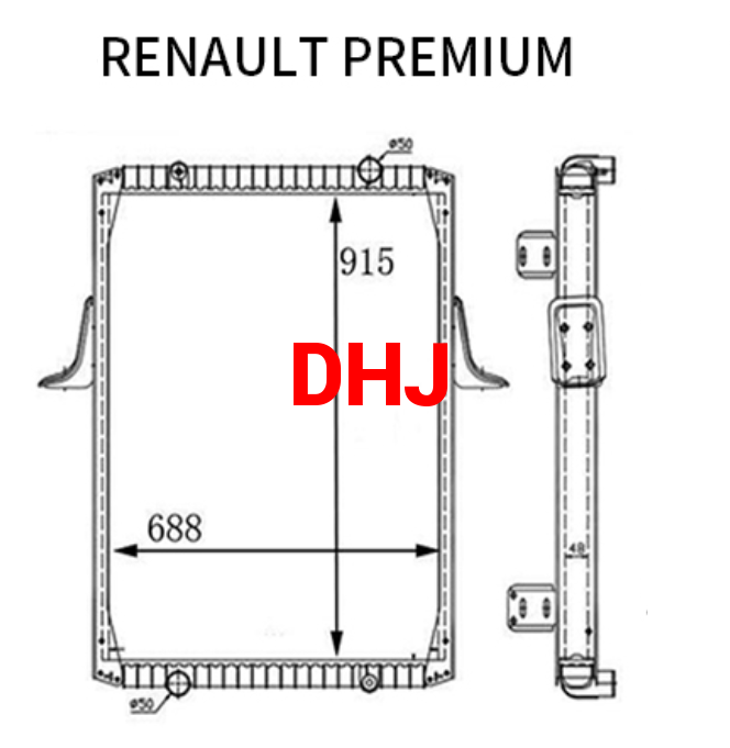 RENAULT Premium RADIATOR 5010315646 5001837212 5010315638 5001837210 5010315132 5001847483 5001856618 63821A