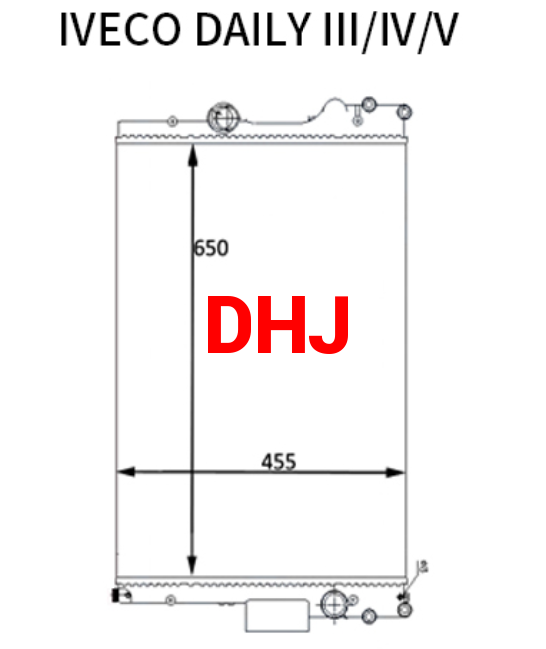 Iveco DAILY III Bus RADIATOR 504084141 504045489 61981
