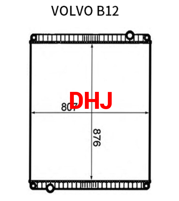 VOLVO B12 truck radiator 733503 70320617 70320673 100312959 85000399 65483