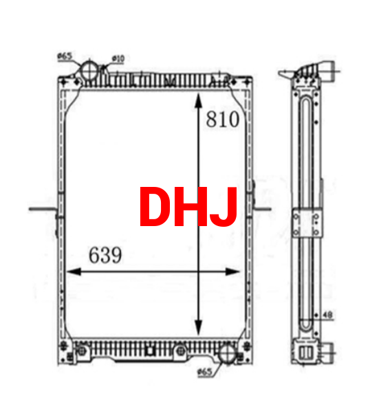 MB NG 90 RADIATOR 6525011601 6525012401 6525014101 A6524014101  A6525011601 A6525012401 A6525014101 6524014101