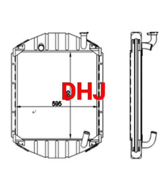 BENZ 1113/2213 TRUCK RADIATOR 0455000004