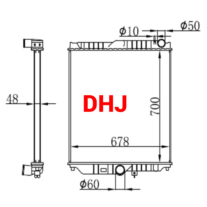 21400-02Z74,21400-03Z64,NISSAN UD TRUCK RADIATOR