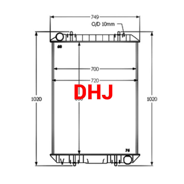 NISSAN UD 460 TRUCK RADIATOR