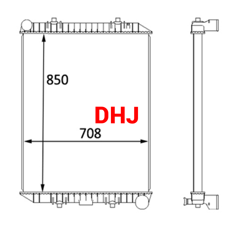 NISSAN UD490 TRUCK RADIATOR