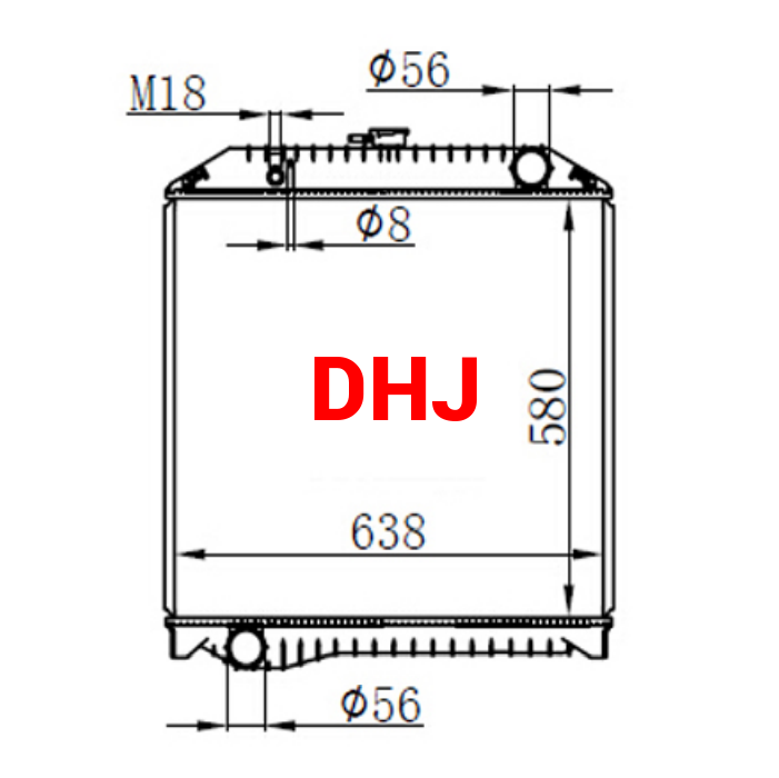 HINO RANGER TRUCK RADIATOR,16090-4601,16090-4602,16090-4603,16090-4604,16090-4661,16090-4662,16090-46