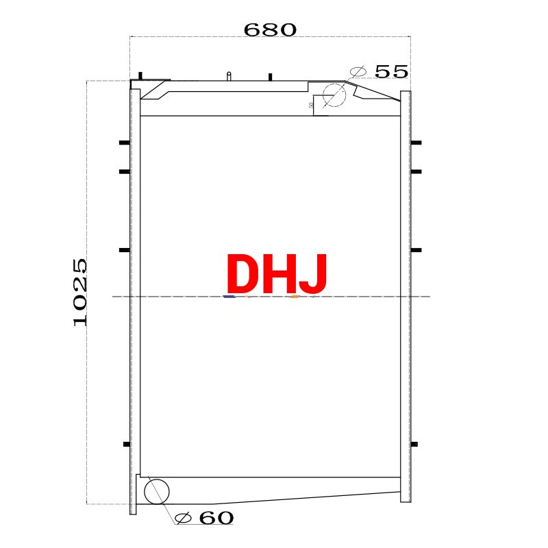 Sinotruk HOWO STR radiator NZ9525530115