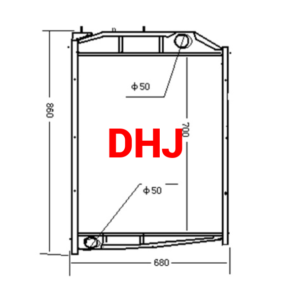 Sinotruk Howo STEYR Truck Radiator,WG9625531385