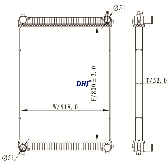 Freightliner Radiator,BHTB9423,BHTB9688, BHTD2350,BHTD4448,BHTD4451,BHTD9442,BHTE2271,BHTP5959001,P59