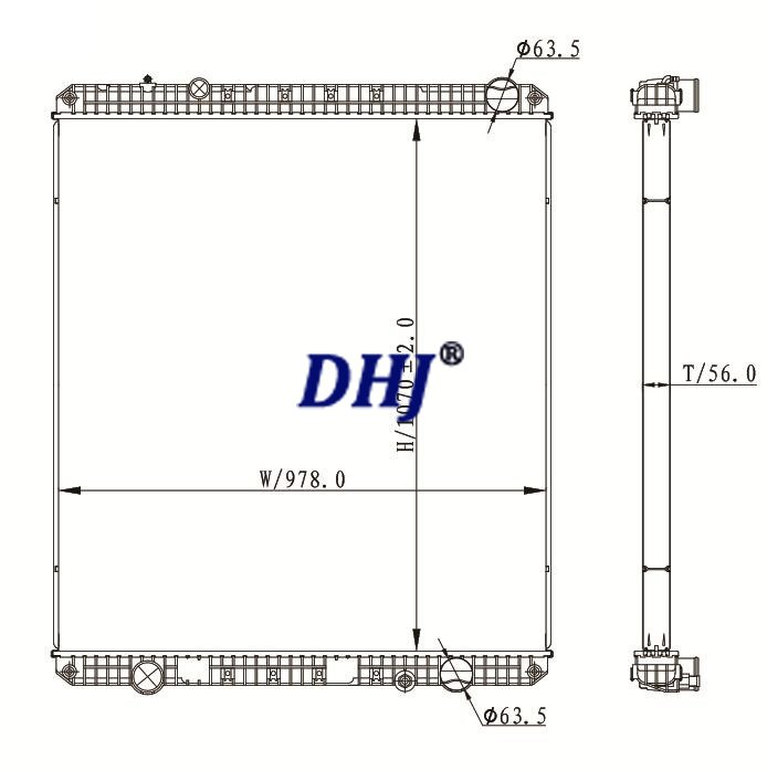 Freightliner Radiator FOR Columbia &Cascadia,1A0201190020,3E0118600004,A0526615020,0526620004,052