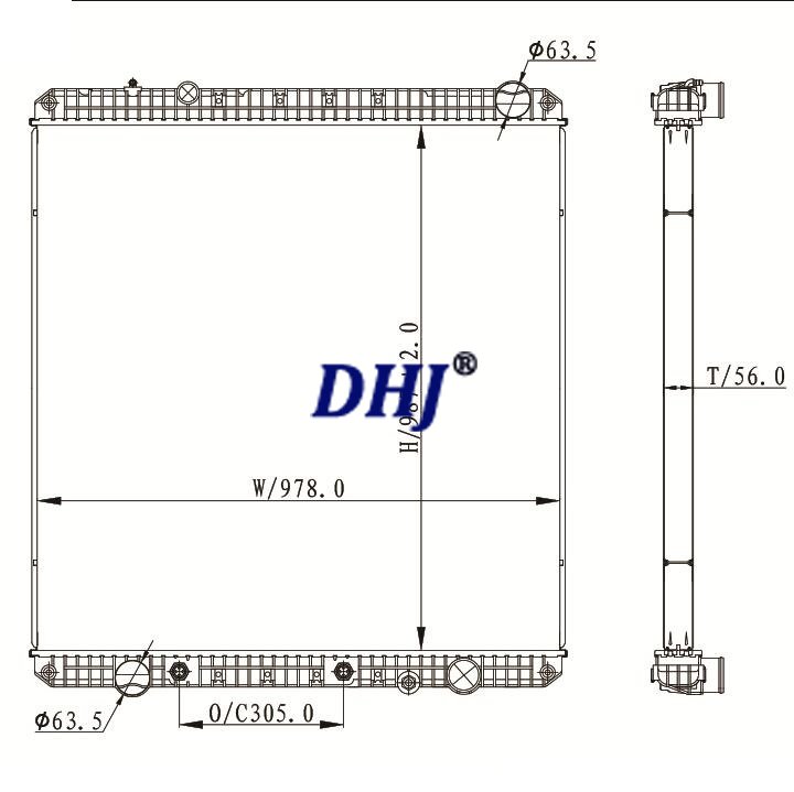 Freightliner/Sterling Radiator for Various Models,900048,900048PT,900048ST,437255,437255S,437255P