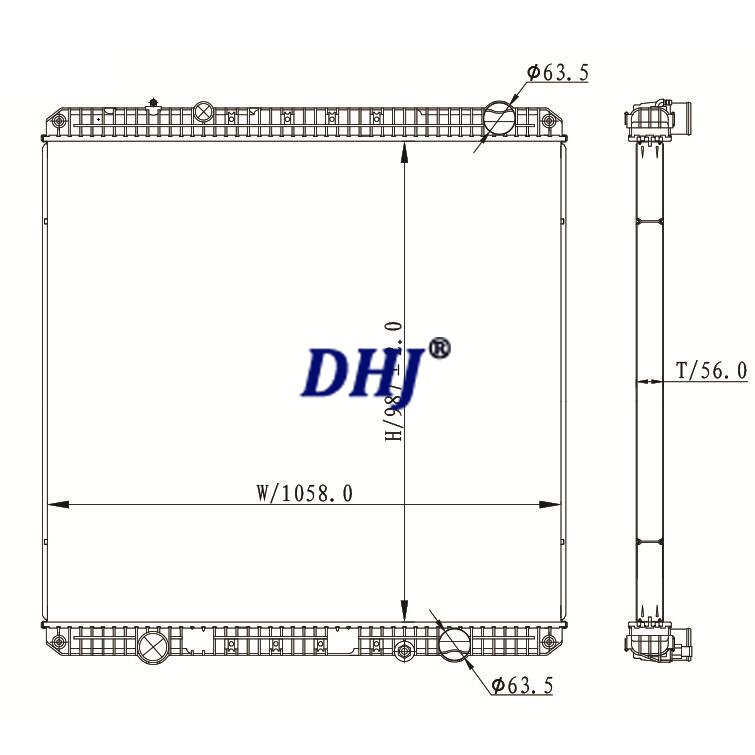 Freightliner/Sterling Western Star Truck Radiator for 4900 EX,3E0119410000, A0526846004, 0526875000,W