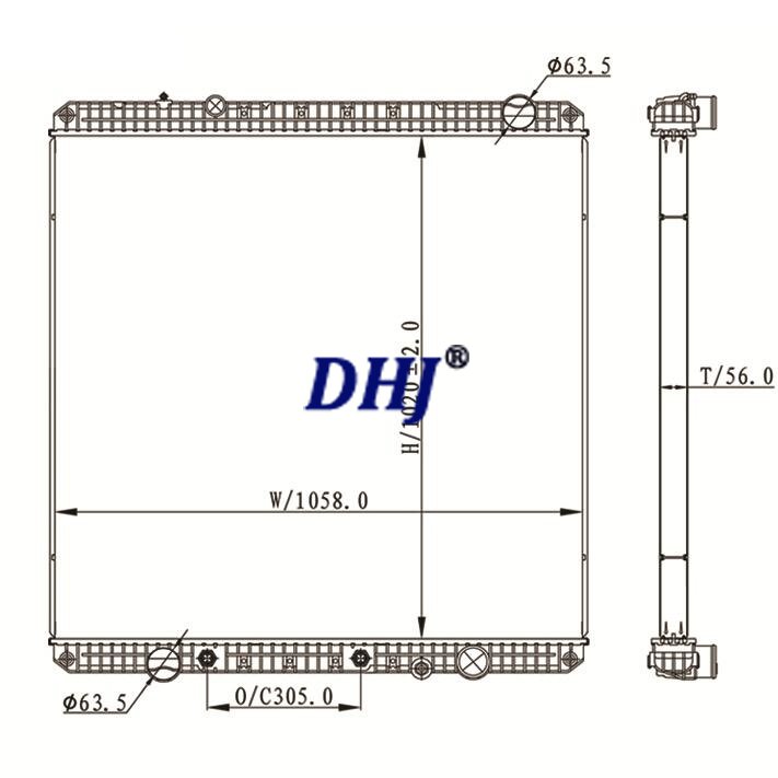 Freightliner Coronado CC,CD & Western Star Radiator,0528637003,0529621001,0529621003,0529621007,0