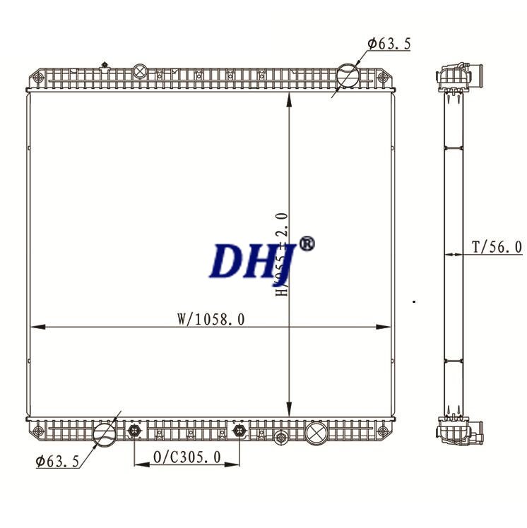 FREIGHTLINER Western Star 2010 & Newer Truck Radiator,LT1280,3E0127190003,1A0208180003,A0529632003,558634A,WES17,HDC010741PA,HDC010838PA,437315P