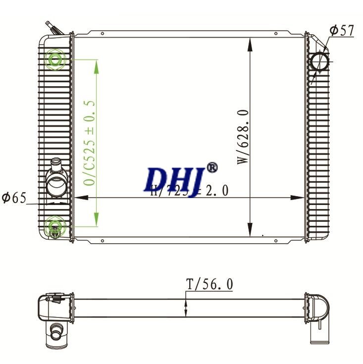 International/Navistar 4000 truck Radiator,2593295C92,2593295C91,3S11512,2593303C91,1S180165,3E0115120000,2593294C91,1S180142, 20013534, SPI20013534,FOR50,NAV30,NAV31,ABPN2020013534,ABPN2020013535