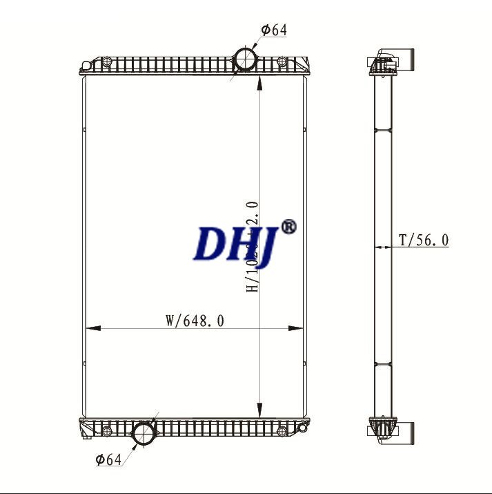 International/Navistar Radiator for 5900i,8600,9100,9100i,9200,9200i,9400,9400i,9900ix & ProStar