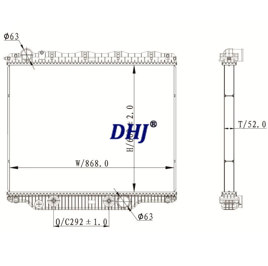 Mack Granite & Volvo VHD Truck radiator,21000189,21504552,21095129,21000188,437222S,7300-15ST