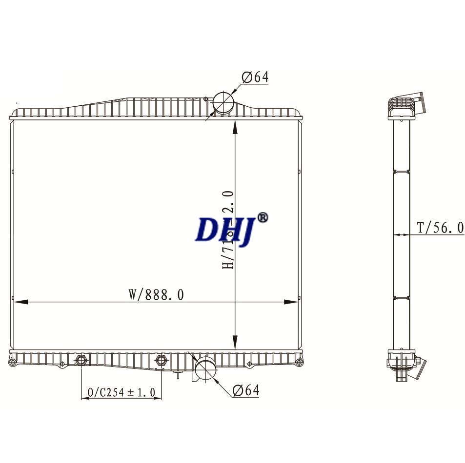 Mack/Volvo CT,CTP,VHD Truck Radiator,20461077,1102248BS,VOL44,CTAVTU81003,20498130,1003551AS,1003551AV,1003575AS,1003575AV,1003551