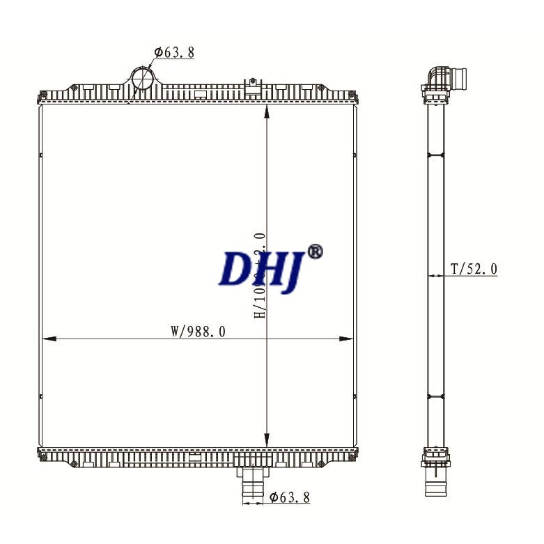 Peterbilt/Kenworth 365,367,379,388,389 & W900 Truck Radiator,CVTM82763,CTVTU83233,8323,H5407,TR86
