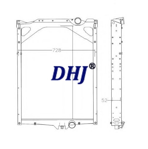 85000658 20708905,Volvo B6 B7 truck radiator.