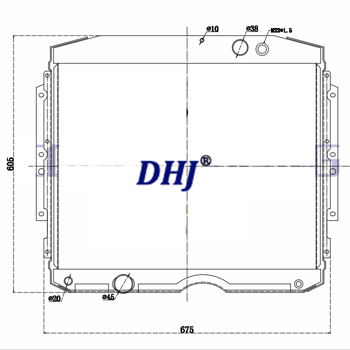 GAZ-3309 LR3309-1301010,3309-1301010,truck Radiator cooling