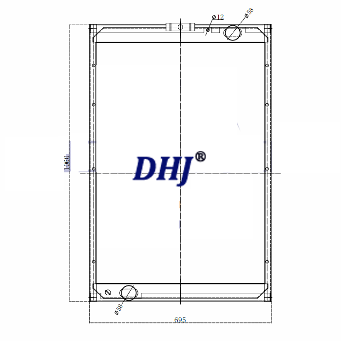 63501T-1301010 63501 63501A-1301010,KAMAZ-63501 TRUCK RADIATOR