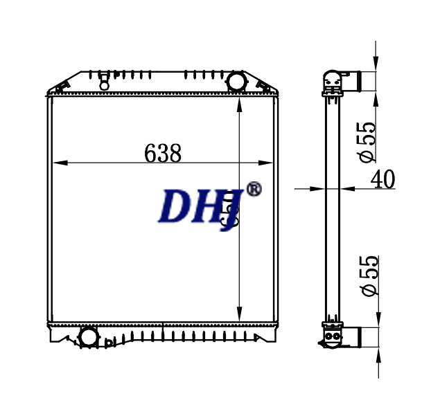 16041-E0330 16400-E0110 16090-4674 2008-2011,Hino J07e Truck Radiator