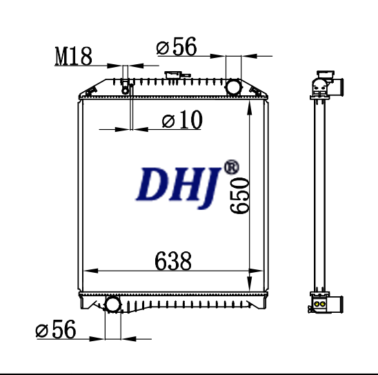 16400-E0520,hino500 FG8/FL Radiator