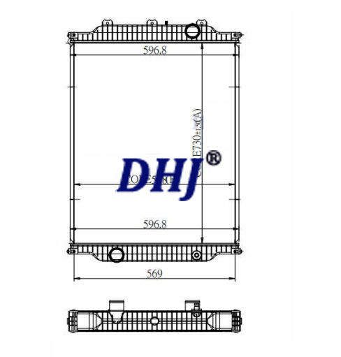 637879,7421675258 7485013519,Renault D truck radiator,