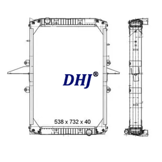 4C458005AD 4C458005AE 4C458005AF 9C458005AC 9C458005AD,FORD Cargo 815E Truck radiator