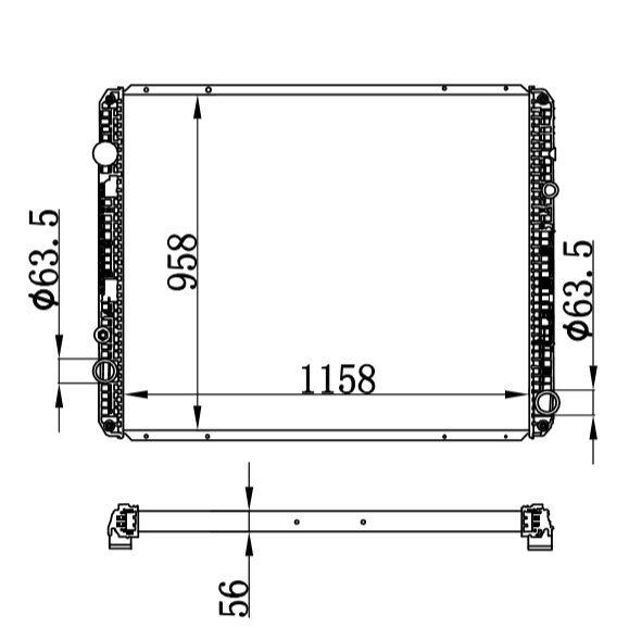 FREIGHTLINER  MT RADIATOR