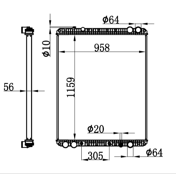 FREIGHTLINER 08- RADIATOR 0526619024 0527749002 0529619011 0529619025