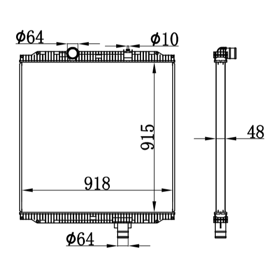 KENWORTH W900 /PETERBILT RADIATOR N4028001,F3160921102130,F3160921201310,F3160921002130,F316092102213