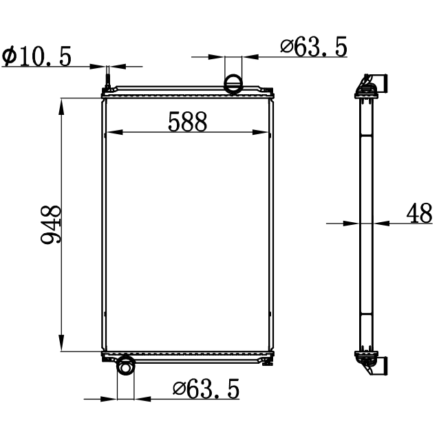 FORD A9513 RADIATOR F6HT8005BB,1003300,1003413,1040008,1101999,98091501,9811101,98120201,F6HT8009BB,F